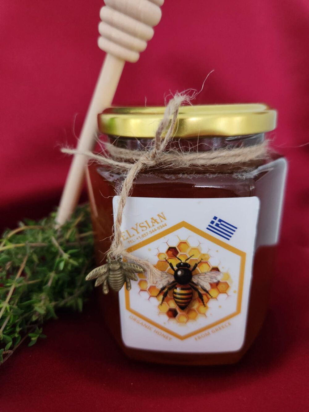 Greek organic honey